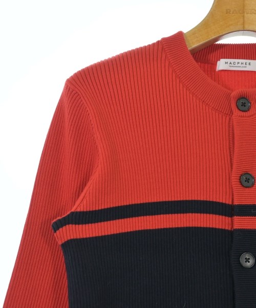 MACPHEE（マカフィー）カーディガン 赤 サイズ:S レディース/2200637193184