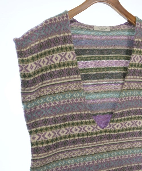 MACPHEE（マカフィー）ベスト 紫 サイズ:S レディース/2200645121018