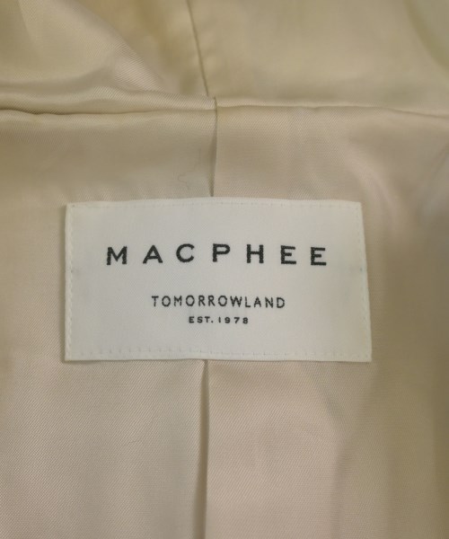 MACPHEE（マカフィー）コート ベージュ サイズ:36(M位) レディース/2200648798064