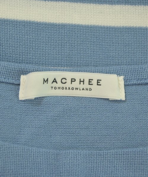 MACPHEE（マカフィー）Tシャツ・カットソー 青 サイズ:S レディース/2200640877255