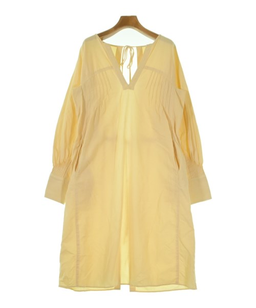 MACPHEE(マカフィー)ワンピース 黄 サイズ:36(M位)/2200639652054