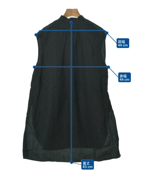 MACPHEE（マカフィー）カジュアルシャツ 黒 サイズ:36(M位) レディース/2200650450042