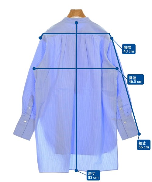 MACPHEE（マカフィー）ブラウス 青 サイズ:36(M位) レディース/2200638316087