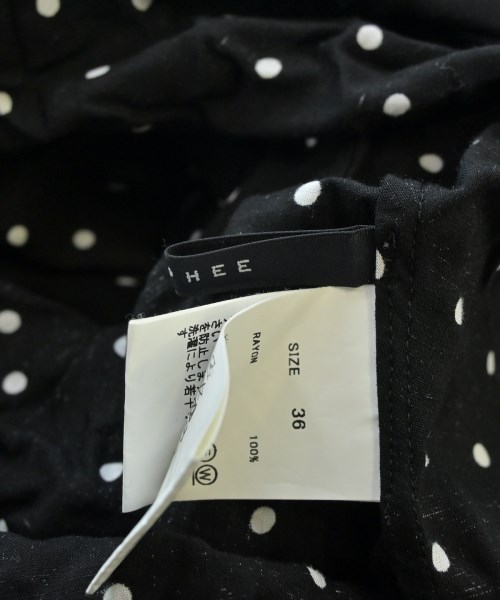 MACPHEE（マカフィー）カジュアルシャツ 黒 サイズ:36(M位) レディース/2200642176035