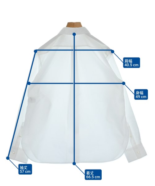 MACPHEE（マカフィー）カジュアルシャツ 白 サイズ:36(M位) レディース/2200651110013