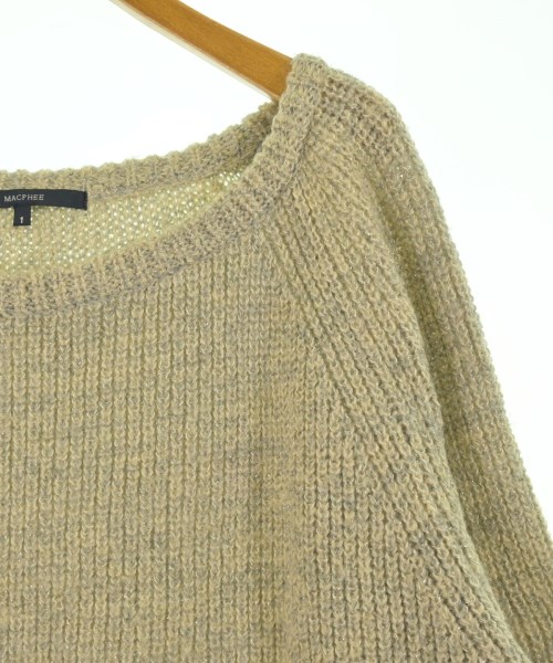 MACPHEE（マカフィー）ニット・セーター ベージュ サイズ:1(S位) レディース/2200643133020