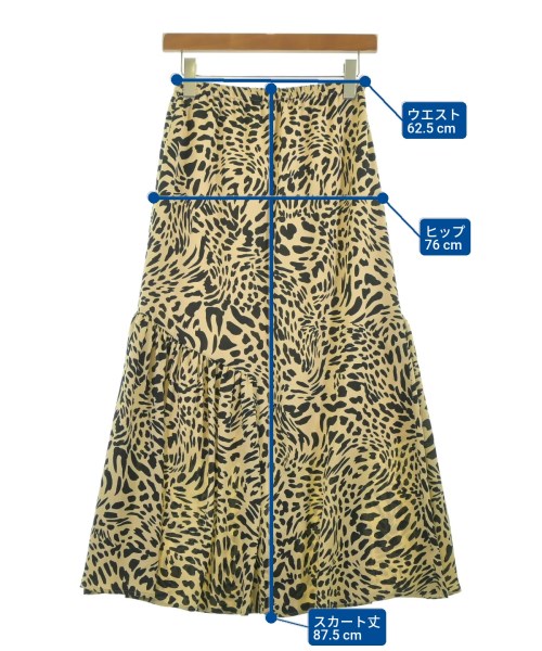 MACPHEE（マカフィー）ロング・マキシ丈スカート ベージュ サイズ:34(S位) レディース/2200652481051