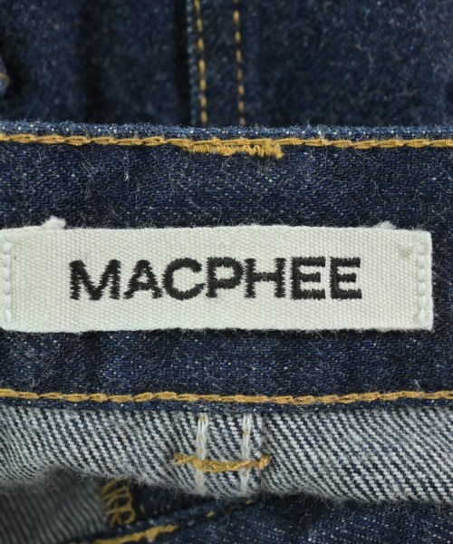 MACPHEE（マカフィー）デニムパンツ 紺 サイズ:36(M位) レディース/2200652743012
