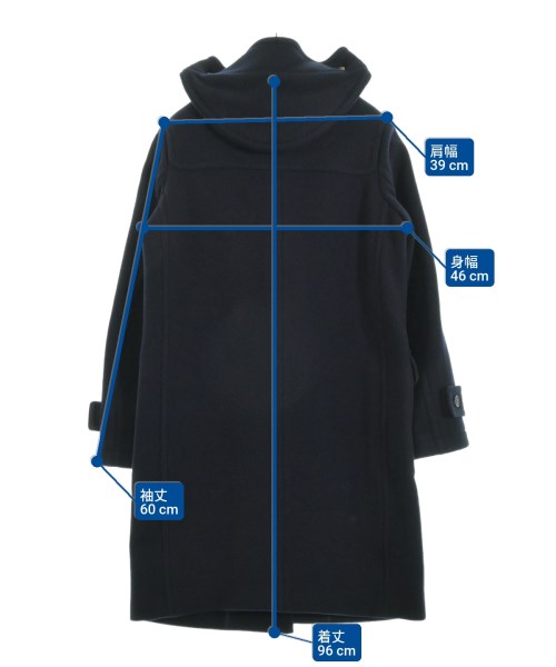 MACPHEE（マカフィー）ダッフルコート 紺 サイズ:38(L位) レディース/2200652884012