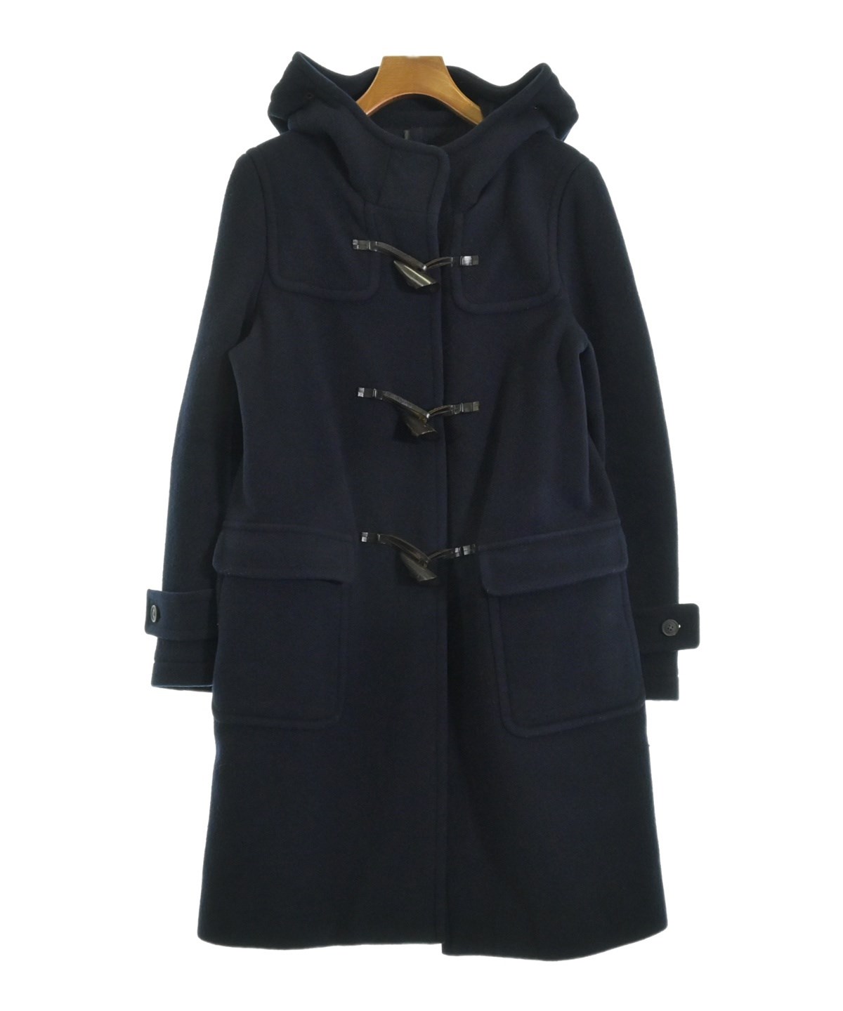 MACPHEE（マカフィー）ダッフルコート 紺 サイズ:38(L位) レディース