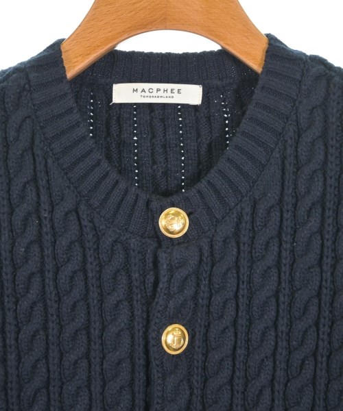 MACPHEE（マカフィー）カーディガン 紺 サイズ:S レディース/2200646786025
