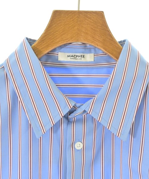 MACPHEE（マカフィー）カジュアルシャツ 青 サイズ:36(M位) レディース/2200647767030