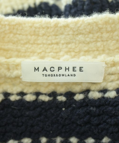 MACPHEE（マカフィー）カーディガン 白 サイズ:S レディース/2200645857146