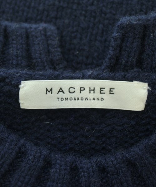 MACPHEE（マカフィー）ニット・セーター 紺 サイズ:S レディース/2200645857207