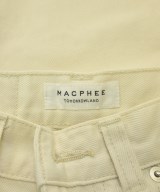 MACPHEE（マカフィー）デニムパンツ 白 サイズ:32(XS位) レディース/2200653872032