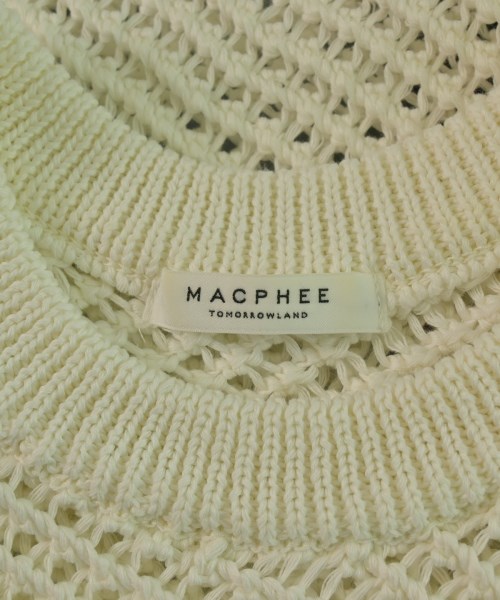 MACPHEE（マカフィー）ベスト/ノースリーブ 白 サイズ:S レディース/2200644863056