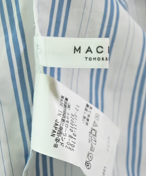 MACPHEE（マカフィー）カジュアルシャツ 白 サイズ:36(M位) レディース/2200643762046