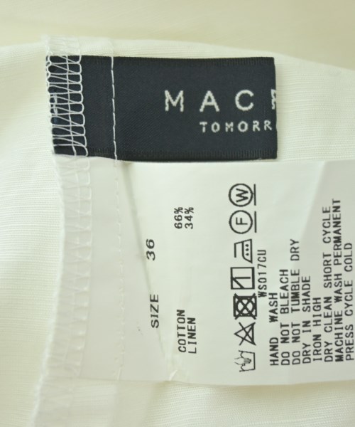 MACPHEE（マカフィー）ブラウス 白 サイズ:36(M位) レディース/2200689055034