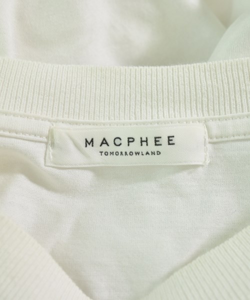 MACPHEE（マカフィー）Tシャツ・カットソー 白 サイズ:S レディース/2200702302046