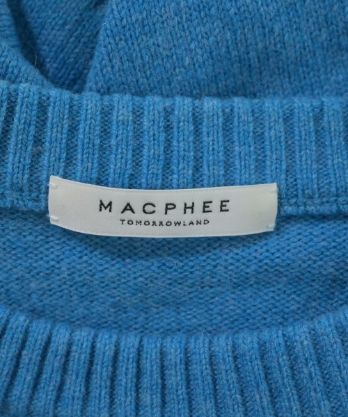 MACPHEE（マカフィー）ニット・セーター 青 サイズ:S レディース/2200695665050