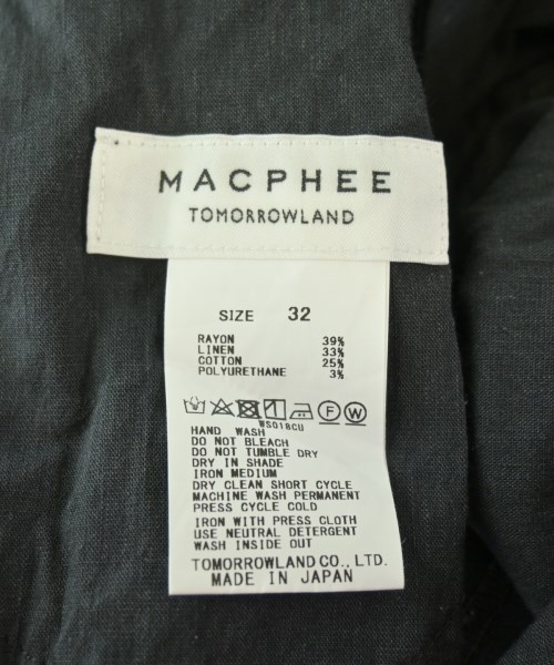 MACPHEE（マカフィー）その他 黒 サイズ:32(XS位) レディース/2200699702010