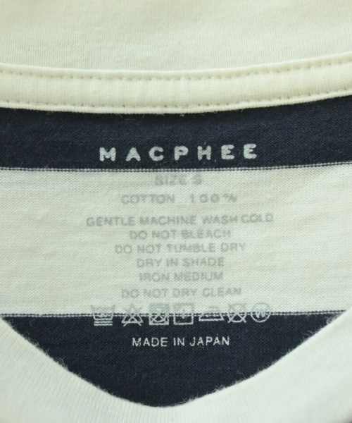 MACPHEE（マカフィー）ノースリーブ 白 サイズ:S レディース/2200698030138