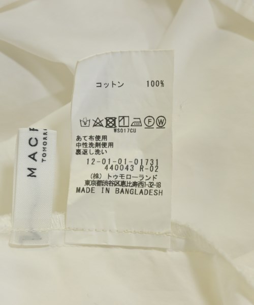 MACPHEE（マカフィー）ブラウス 白 サイズ:36(M位) レディース/2200705213011