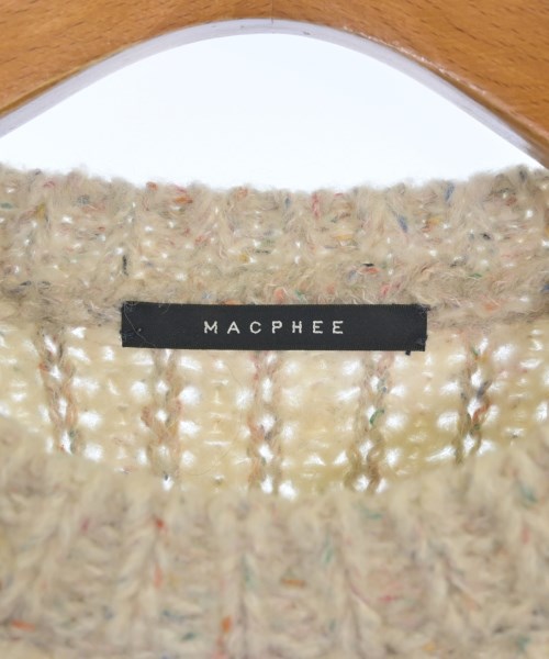 MACPHEE（マカフィー）ニット・セーター ベージュ サイズ:S レディース/2200692635018