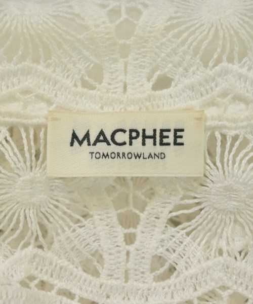 MACPHEE（マカフィー）カジュアルジャケット 白 サイズ:36(M位) レディース/2200684826141