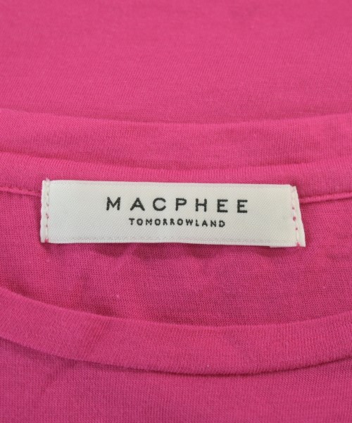 MACPHEE（マカフィー）Tシャツ・カットソー ピンク サイズ:S レディース/2200703483041