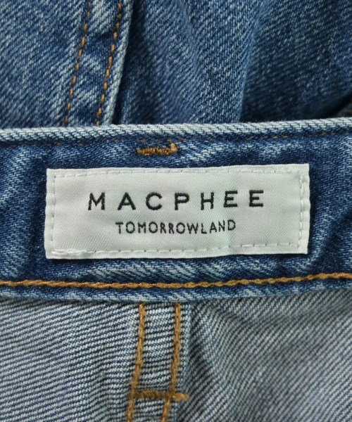 MACPHEE（マカフィー）デニムパンツ 青 サイズ:34(S位) レディース/2200705099011