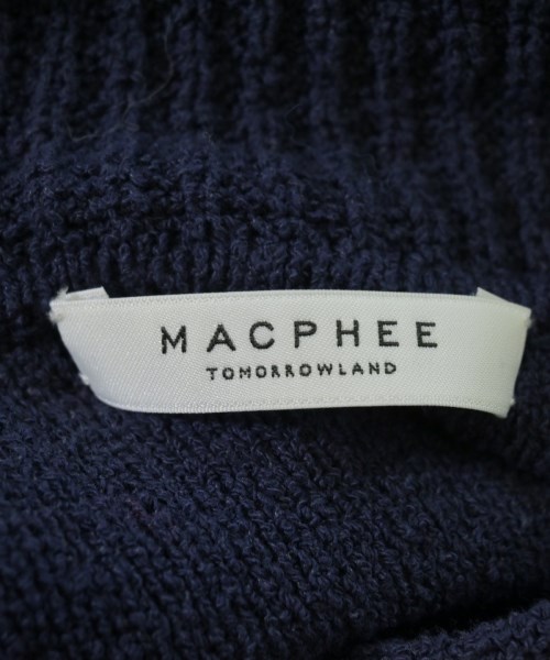 MACPHEE（マカフィー）カーディガン 紺 サイズ:S レディース/2200707854083