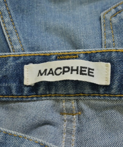 MACPHEE（マカフィー）デニムパンツ 青 サイズ:36(M位) レディース/2200704183100