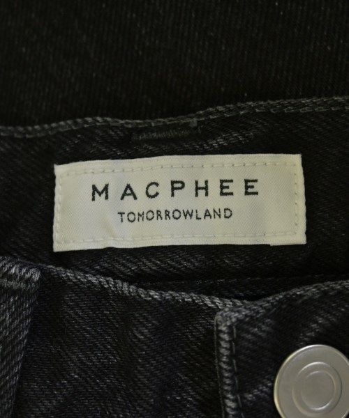 MACPHEE（マカフィー）デニムパンツ 黒 サイズ:36(M位) レディース/2200708521298