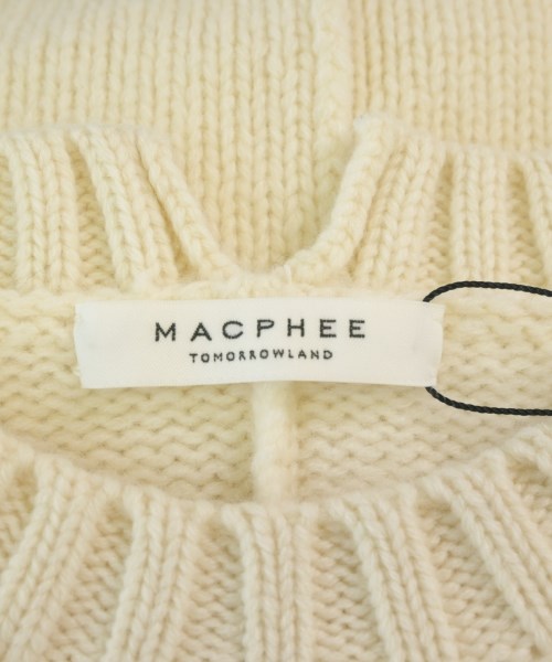 MACPHEE（マカフィー）ニット・セーター 白 サイズ:S レディース/2200705124362