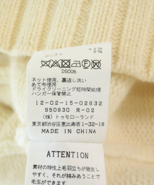 MACPHEE（マカフィー）ニット・セーター 白 サイズ:S レディース/2200707683089