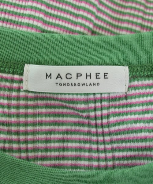 MACPHEE（マカフィー）Tシャツ・カットソー 緑 サイズ:S レディース/2200659390219