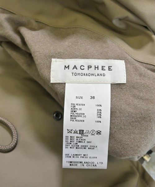 MACPHEE（マカフィー）モッズコート グレー サイズ:36(M位) レディース/2200637907019