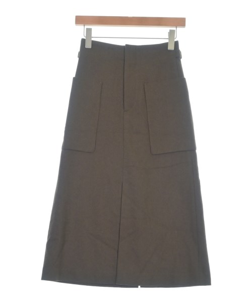 MACPHEE(マカフィー)ロング・マキシ丈スカート 茶 サイズ:32(XS位)/2200637907026