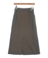 MACPHEE（マカフィー）ロング・マキシ丈スカート 茶 サイズ:32(XS位) レディース/2200637907026