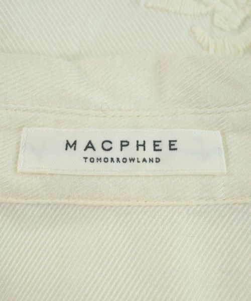 MACPHEE（マカフィー）ブラウス 白 サイズ:36(M位) レディース/2200658714191