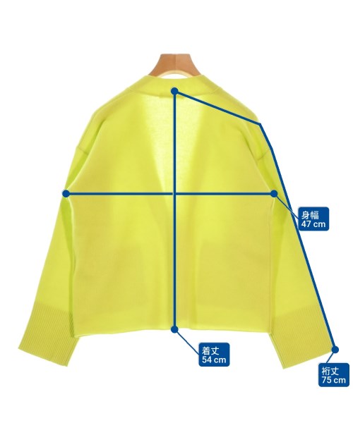 MACPHEE（マカフィー）カーディガン 黄 サイズ:S レディース/2200659573070