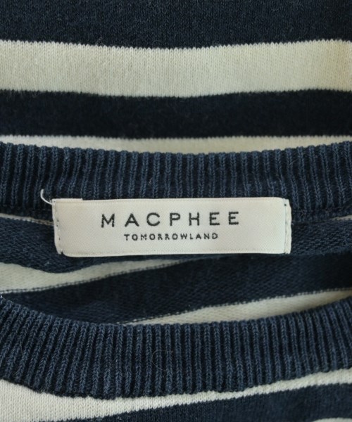 MACPHEE（マカフィー）ニット・セーター 紺 サイズ:S レディース/2200662108122