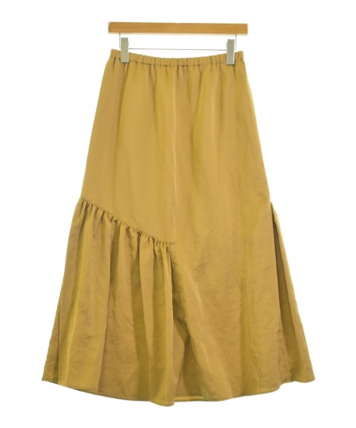 MACPHEE(マカフィー)ロング・マキシ丈スカート 黄 サイズ:36(M位)/2200662089018