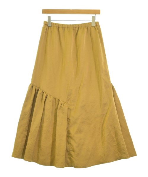 MACPHEE（マカフィー）ロング・マキシ丈スカート 黄 サイズ:36(M位) レディース/2200662089018