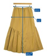 MACPHEE（マカフィー）ロング・マキシ丈スカート 黄 サイズ:36(M位) レディース/2200662089018