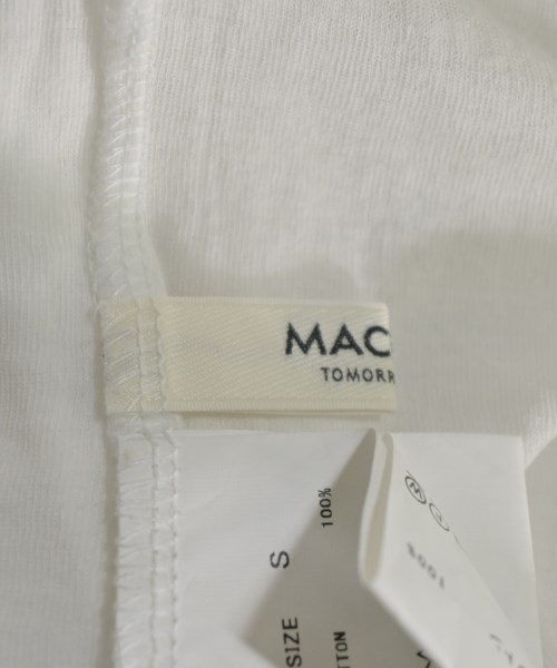 MACPHEE（マカフィー）Tシャツ・カットソー 白 サイズ:S レディース/2200664455064