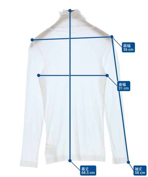 MACPHEE（マカフィー）Tシャツ・カットソー 白 サイズ:S レディース/2200664455064