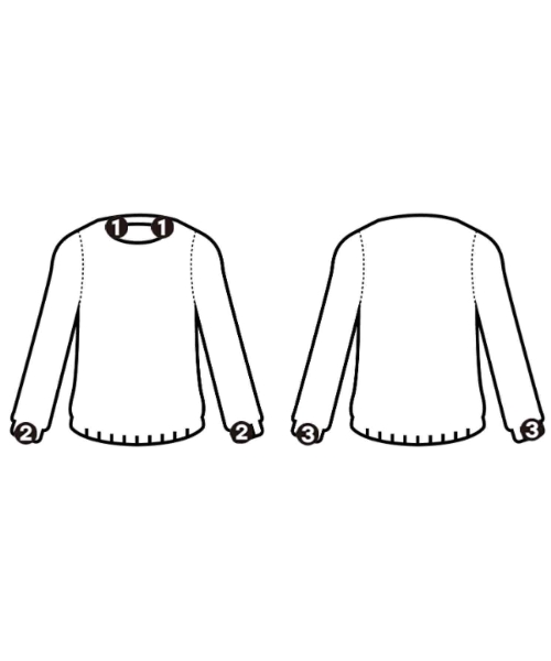 MACPHEE（マカフィー）ニット・セーター 白 サイズ:S レディース/2200665570049