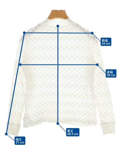 MACPHEE（マカフィー）ニット・セーター 白 サイズ:S レディース/2200665570049